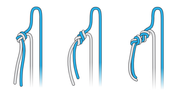 懸垂下降でロープを連結する際のノット - PETZL | SPORT